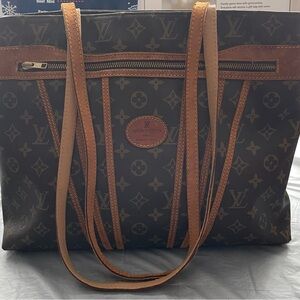 Louis Vuitton Dark Brown Monogram Tote